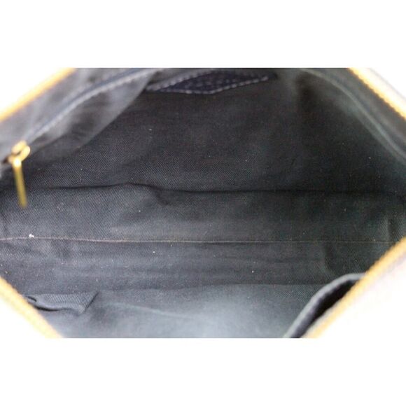 FOSSIL BLUE REAL COATED LEATHER POLKA DOT X-BODY SHOULDER BAG HANDBAG CLUTCH - Picture 16 of 16